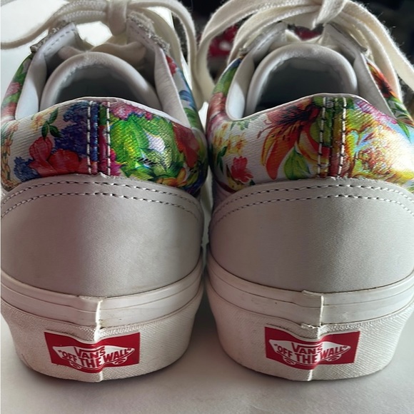 VANS•OLD SKOOL FLORAL METALLIC•WOMENS 8 - Picture 8 of 8